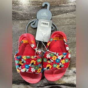 Minnie Mouse Sandal Slides Toddler Size 8